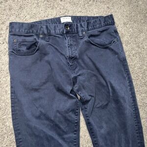 Todd Snyder Pants Mens 32x34 Navy Blue Chino Casual Twill Slim Fit Designer
